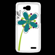 Coque LG L90 fleurs 2