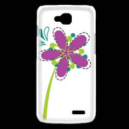 Coque LG L90 fleurs 4
