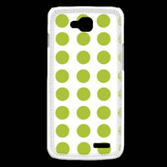 Coque LG L90 pois vert clair