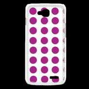 Coque LG L90 pois framboise