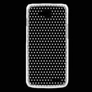 Coque LG L90 pois noir & blanc