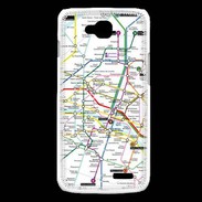 Coque LG L90 Plan de métro de Paris