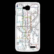 Coque LG L90 Plan de métro de Londres