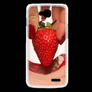 Coque LG L90 Plaisir et fraise PR10