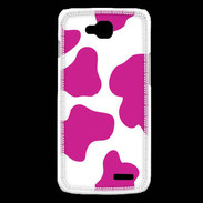 Coque LG L90 vache rose