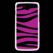 Coque LG L90 zèbre rose & noir