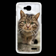 Coque LG L90 Portrait de chat PR