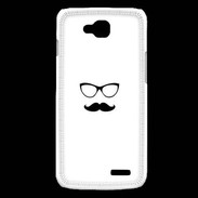 Coque LG L90 moustache 4