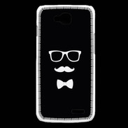 Coque LG L90 moustache & noeud 1