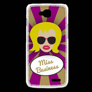 Coque LG L90 Miss business Blonde