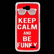 Coque LG L90 Keep Calm Funky Rouge