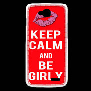 Coque LG L90 Keep calm Girly Rouge