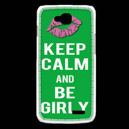 Coque LG L90 Keep Calm Girly Vert