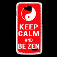 Coque LG L90 Keep Calm Be Zen Rouge
