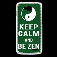 Coque LG L90 Keep Calm Be Zen Vert