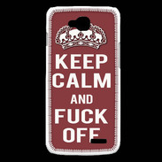 Coque LG L90 Keep Calm Fuck Off Brique