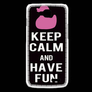 Coque LG L90 Keep Calm Have fun Noir