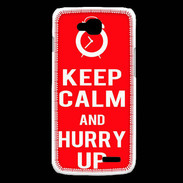 Coque LG L90 Keep Calm Hurry up Rouge