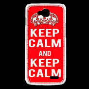 Coque LG L90 Keep Calm Rouge