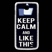Coque LG L90 Keep Calm Like This Noir