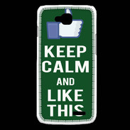 Coque LG L90 Keep Calm Like This Vert