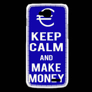 Coque LG L90 Keep Calm Make money Bleu