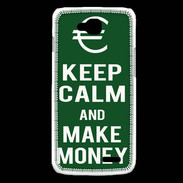 Coque LG L90 Keep Calm Make money Vert