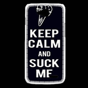 Coque LG L90 Keep Calm Suck me Noir