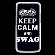 Coque LG L90 Keep Calm Swag Noir