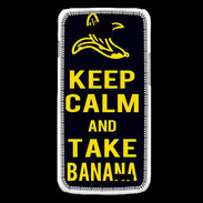Coque LG L90 Keep Calm Take Banana Noir