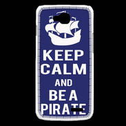 Coque LG L90 Keep Calm Be a Pirate Bleu