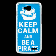 Coque LG L90 Keep Calm Be a Pirate Cyan