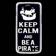 Coque LG L90 Keep Calm Be a Pirate Noir