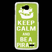Coque LG L90 Keep Calm Be a Pirate Vert pomme