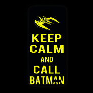 Coque LG L90 Keep Calm Call Batman Noir