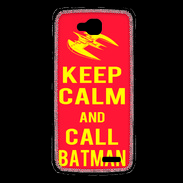 Coque LG L90 Keep Calm Call Batman Rouge