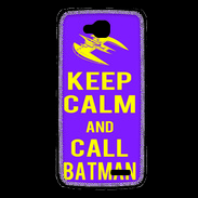 Coque LG L90 Keep Calm Call Batman Violet