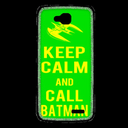 Coque LG L90 Keep Calm Call Batman Vert