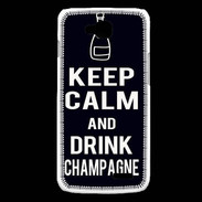 Coque LG L90 Keep Calm Drink champagne Noir