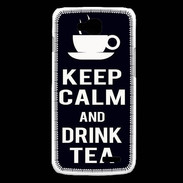 Coque LG L90 Keep Calm Drink Tea Noir