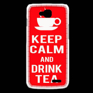 Coque LG L90 Keep Calm Drink Tea Rouge