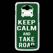 Coque LG L90 Keep Calm Take road Vert