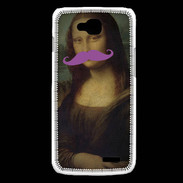 Coque LG L90 Moustache Mona Lisa