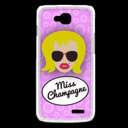 Coque LG L90 Miss Champagne Blonde