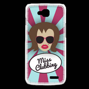 Coque LG L90 Miss Clubbing Chatain