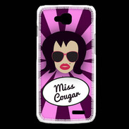 Coque LG L90 Miss Cougar Brune