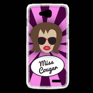 Coque LG L90 Miss Cougar Chatain