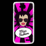 Coque LG L90 Miss Fashion Brune