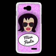 Coque LG L90 Miss Fiesta Brune