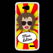 Coque LG L90 Miss Latina Chatain